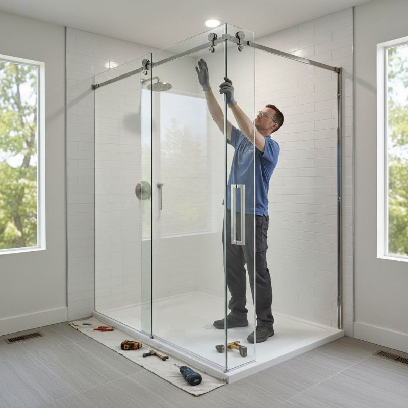 Glass Shower Door Replacement in Littleton, CO